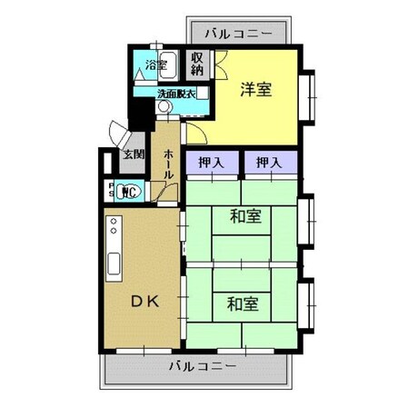 メゾンドールの物件間取画像